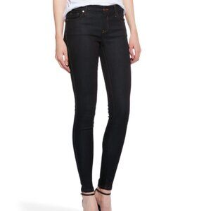 Mott & Bow Mid-Rise Stretchy Skinny Jeans. Dark Blue Indigo Wash. W29/L28